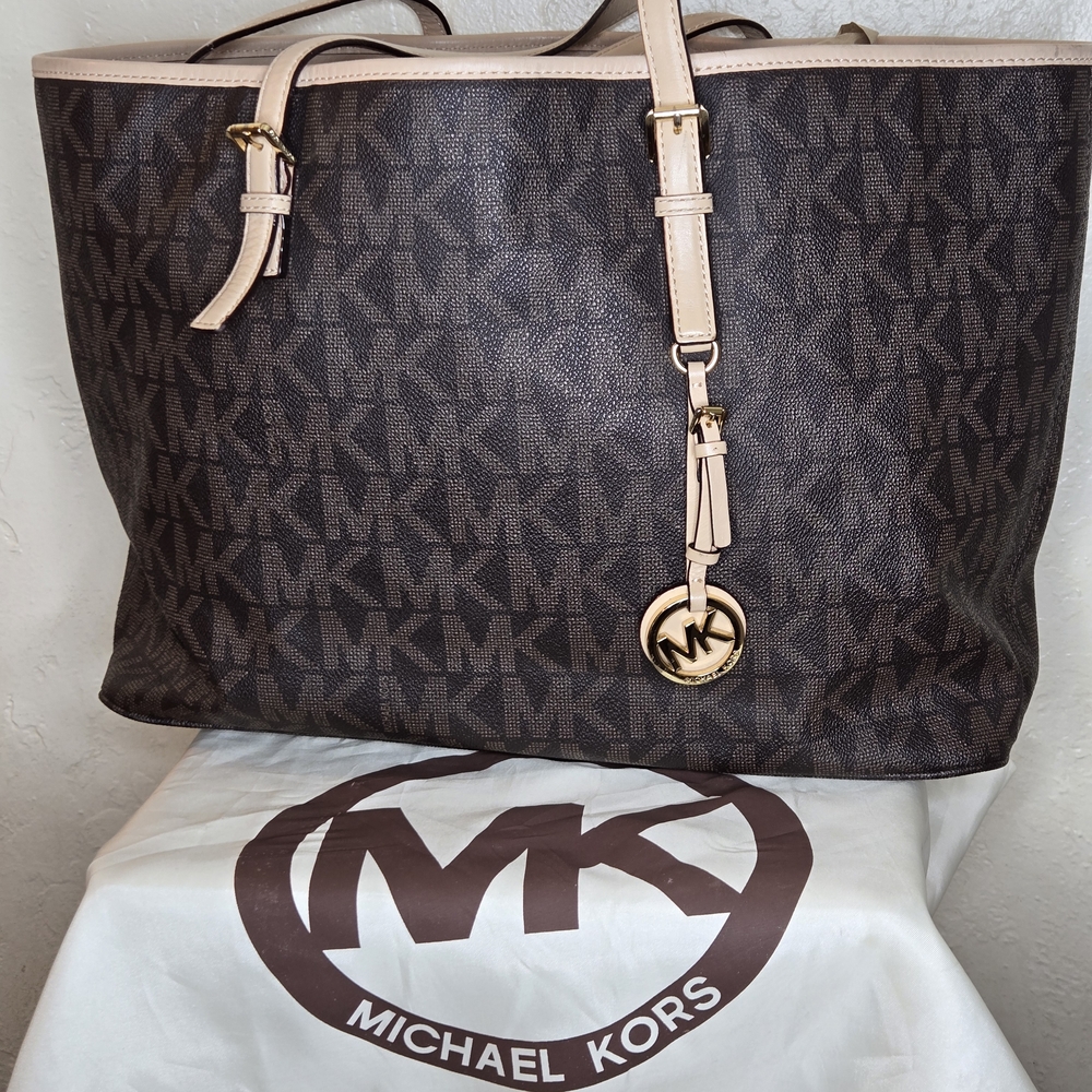 Michael Kors Brown Tote Bag